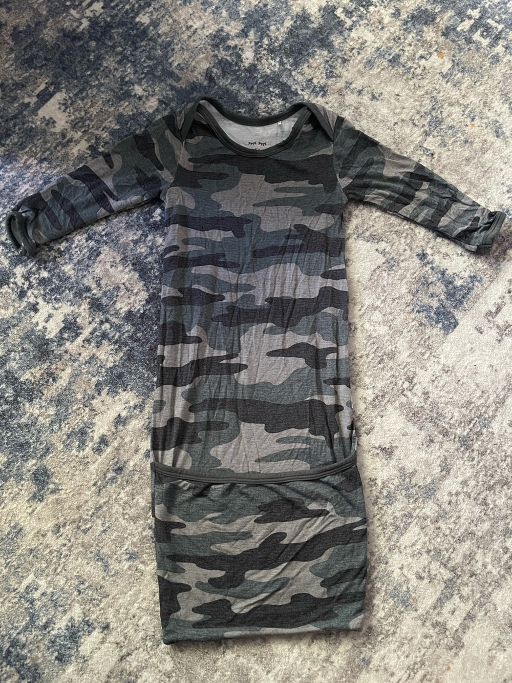 Limited Edition Little Sleepies Camo Newborn Gown